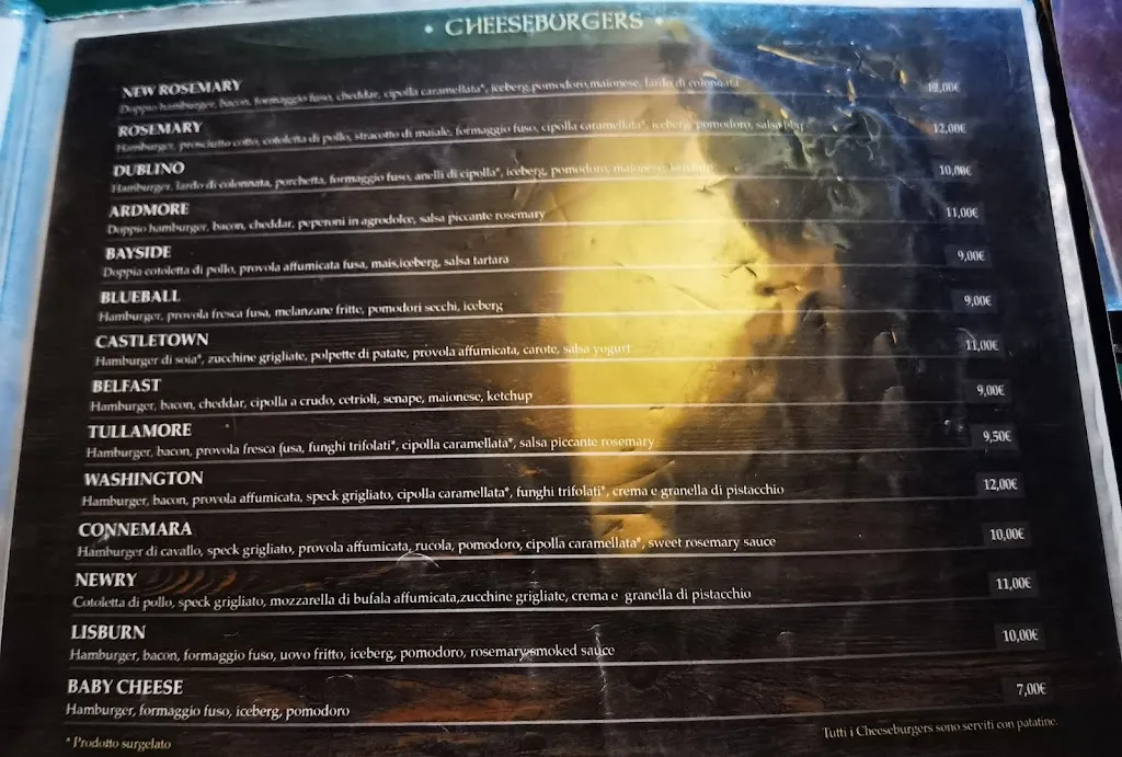 Menu_Rosemary's Pub_Nicolosi_image_4