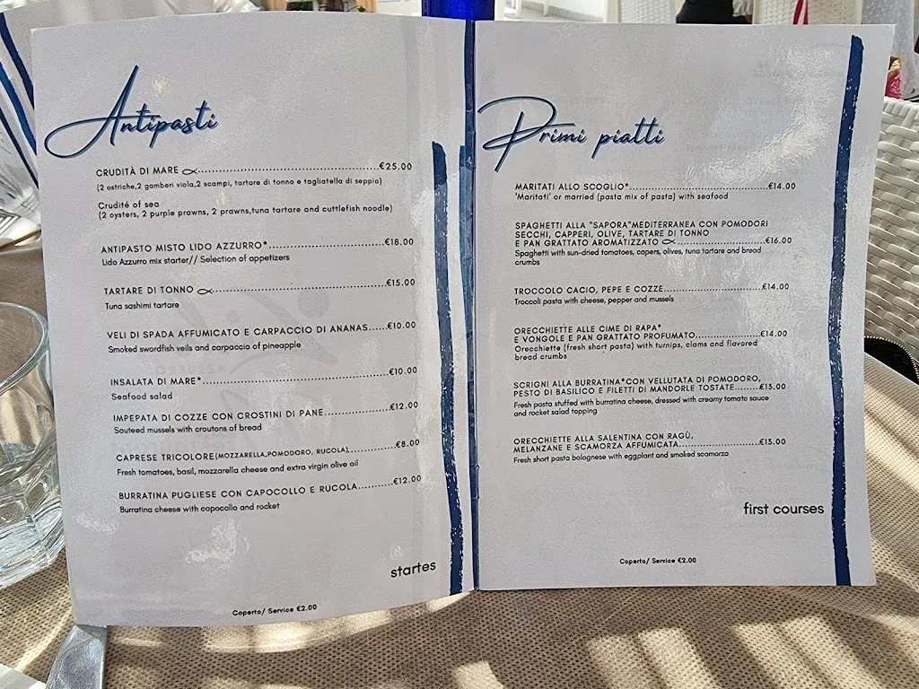 Menu_Lido Azzurro_Leuca_image_1