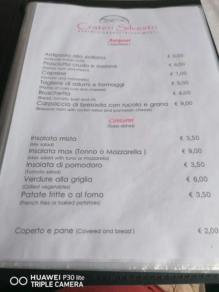 Menu_Bar Ristorante Crateri Silvestri_Nicolosi_immagine_3