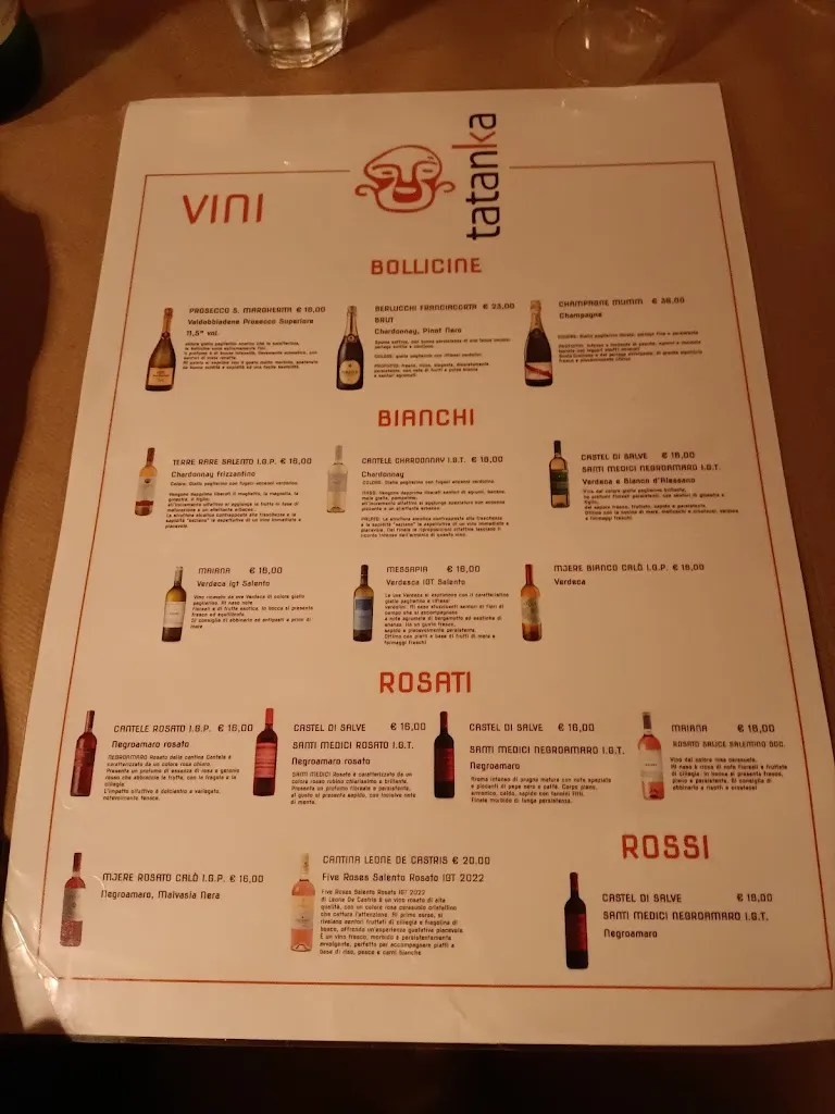 Menu_Trattoria Tatanka_Leuca_image_4