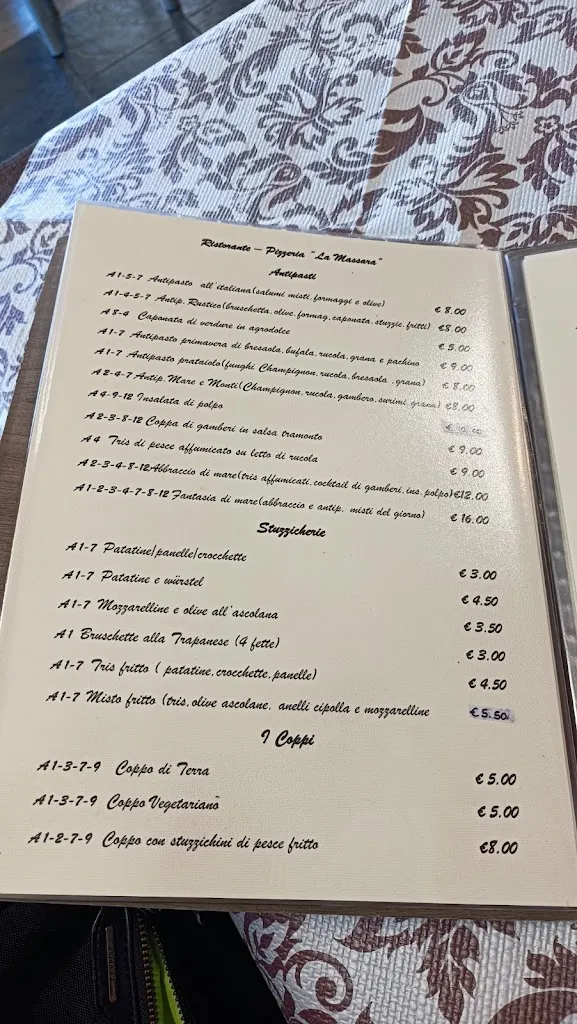 Menu_La Massara - Ristorante Pizzeria_Nuova Gibellina_immagine_1