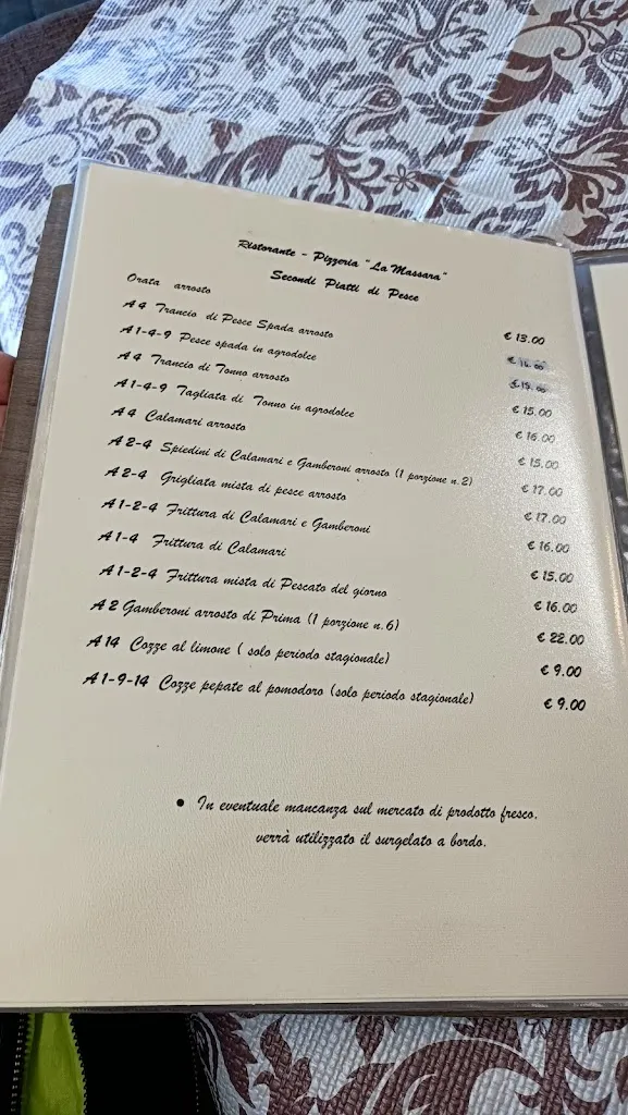 Menu_La Massara - Ristorante Pizzeria_Nuova Gibellina_immagine_2