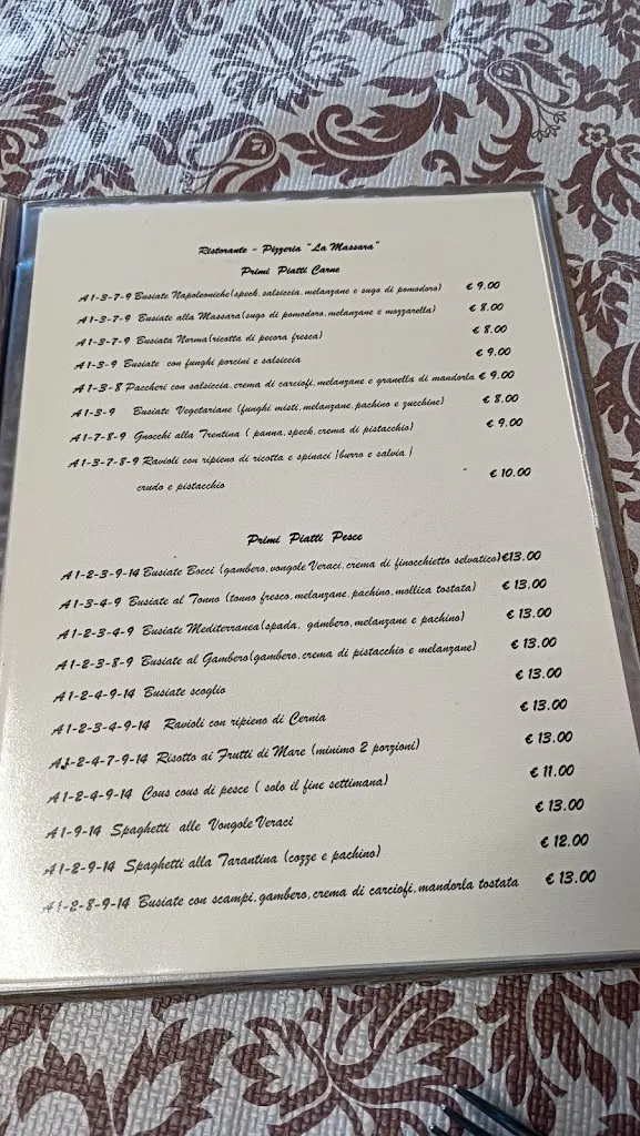 Menu_La Massara - Ristorante Pizzeria_Nuova Gibellina_immagine_4