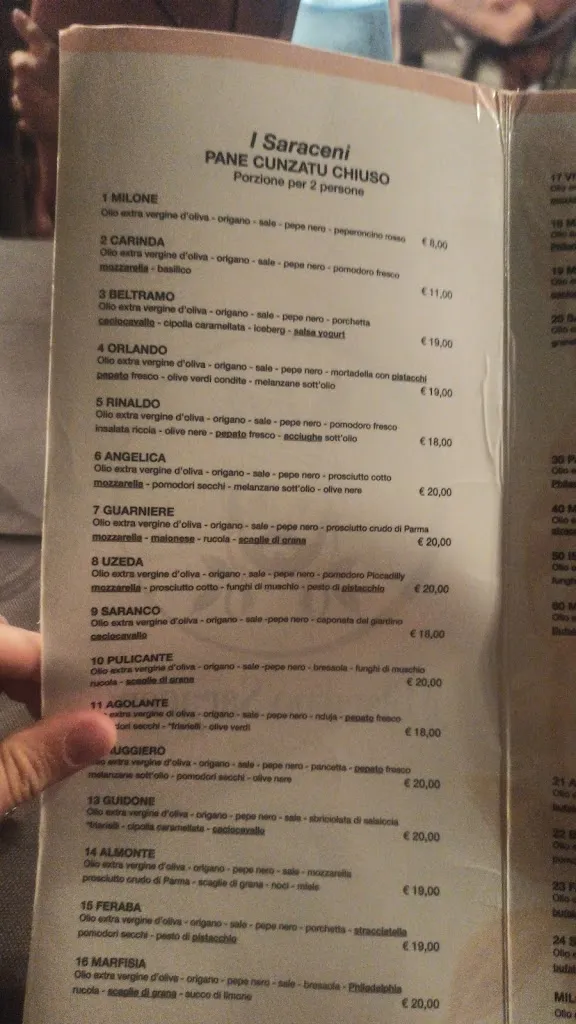 Menu_Il Giardino Saraceno PANE CUNZATU Roccalumera_Pagliara_image_4