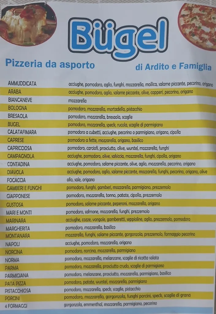 Menu_Pizzeria Da Asporto Bugel Di Ardito Arcangelo_Paceco_image_1