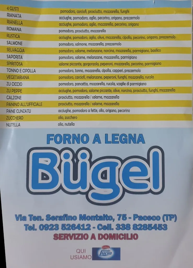 Menu_Pizzeria Da Asporto Bugel Di Ardito Arcangelo_Paceco_image_2