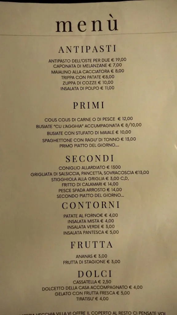 Menu_Osteria Vecchia Villa_Paceco_image_1