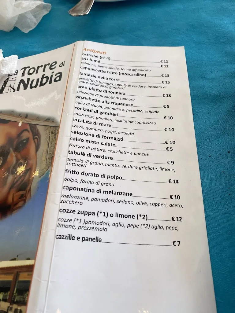 Menu_La Torre di Nubia_Paceco_image_4
