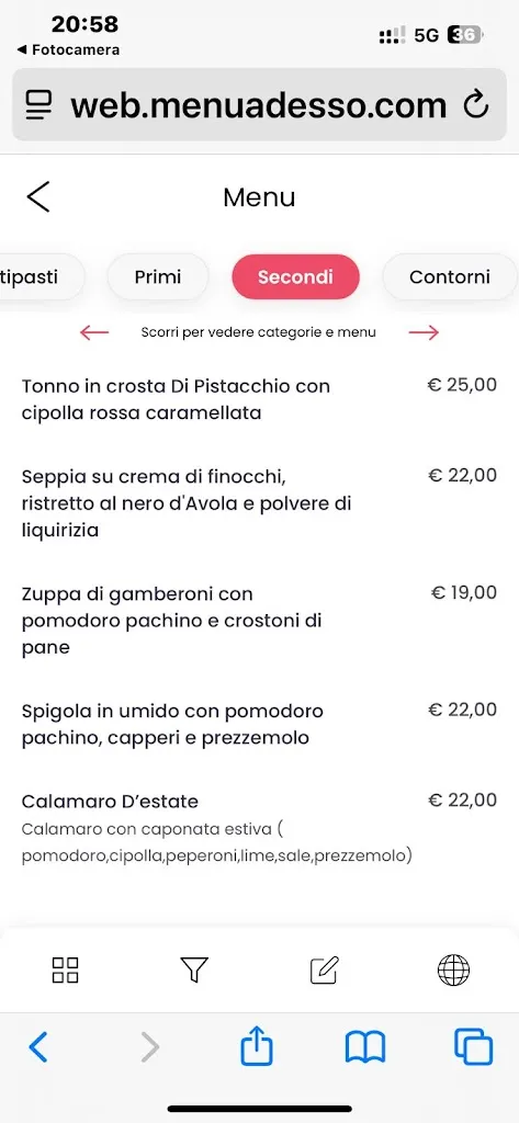 Menu_Ristorante Vicolo_Noto_image_1