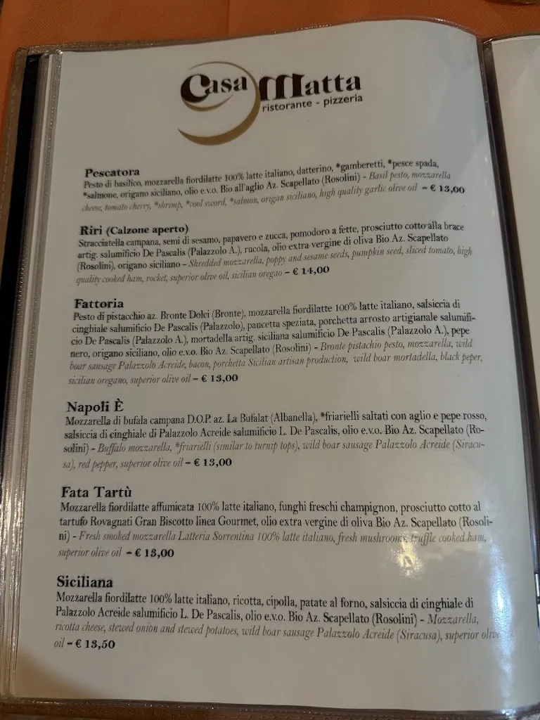 Menu_Ristorante Pizzeria Casamatta_Noto_image_4