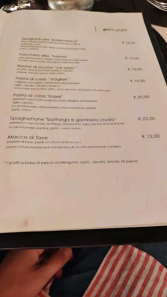 Menu_Dammuso Noto - Ristorante, Baglieri_Noto_image_4