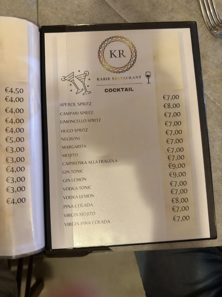 Menu_Kabir restaurant noto Food & Drink_Noto_image_3