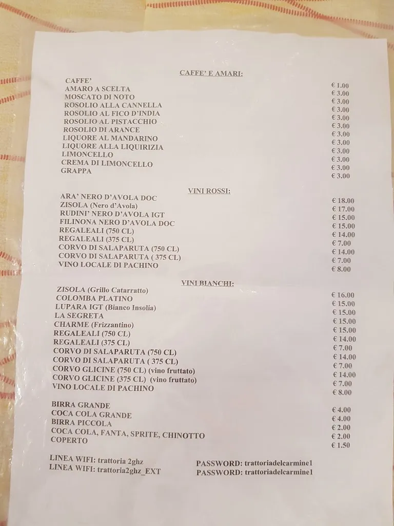 Menu_Trattoria del Carmine_Noto_image_2
