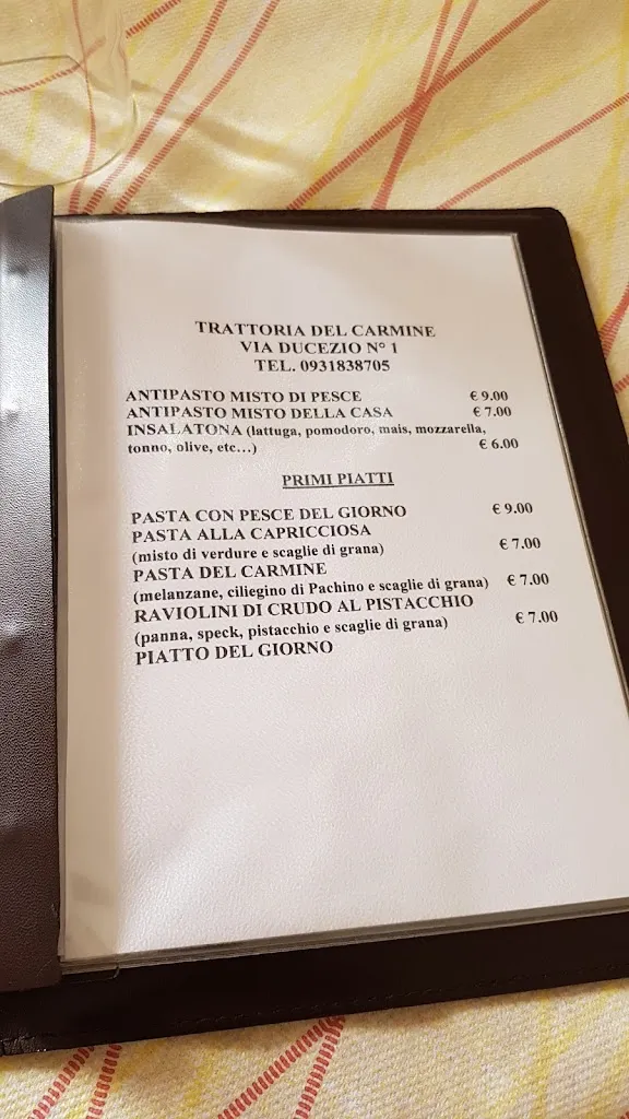 Hyun young Jeong_Trattoria del Carmine_Noto_review