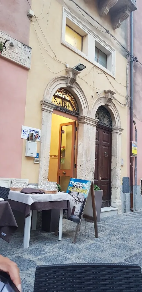Trattoria del Carmine restaurant in Noto