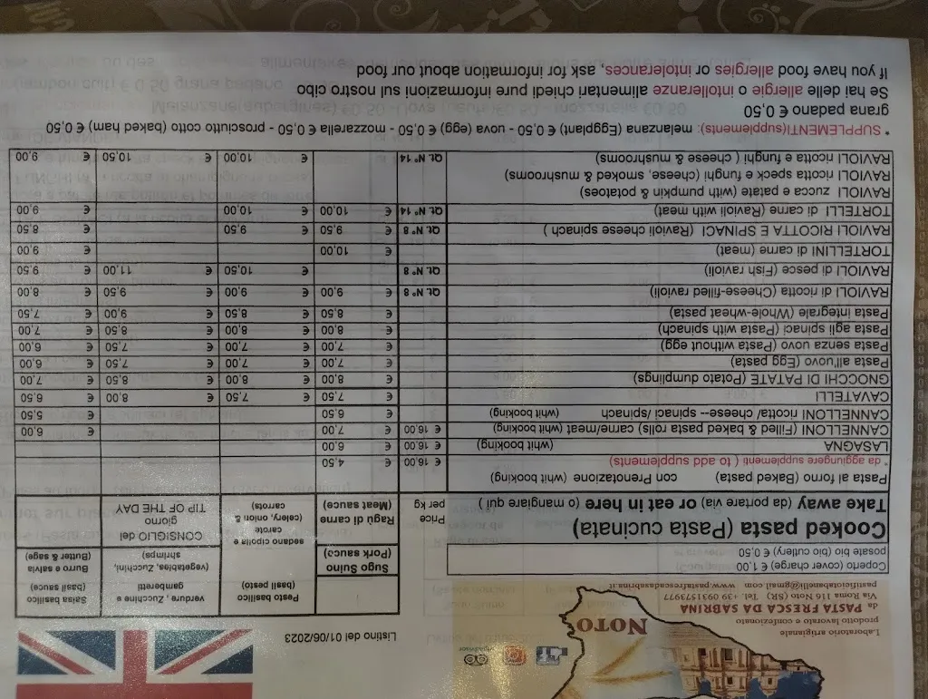 Menu_Pasta Fresca da Sabrina_Noto_image_4