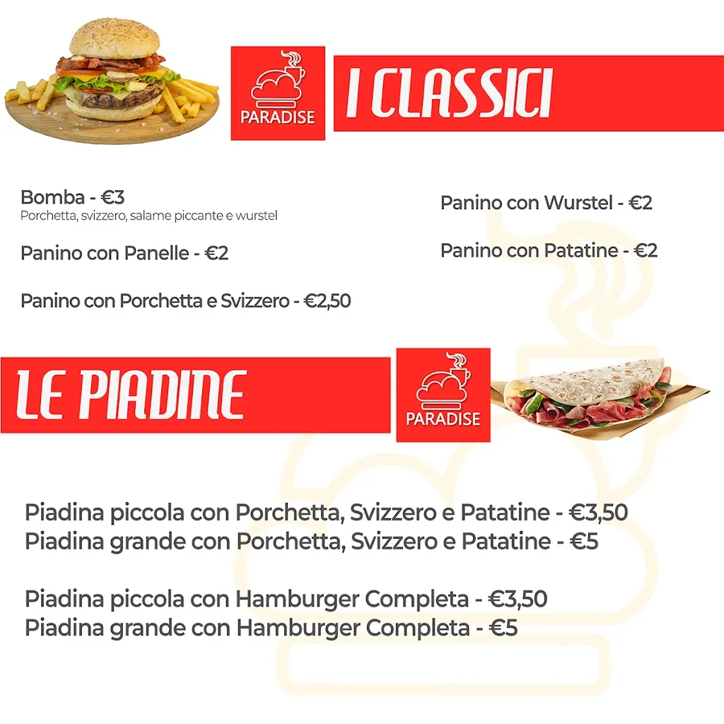 Menu_Paradise café_Palma di Montechiaro_immagine_4