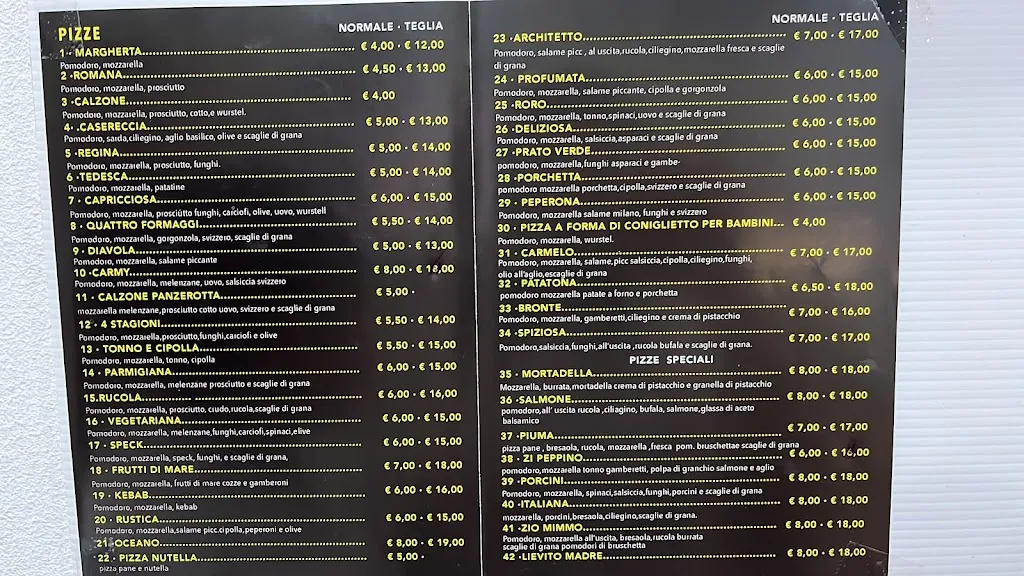 Menu_Lievito Madre Vitello - pizzeria & panineria_Palma di Montechiaro_image_1