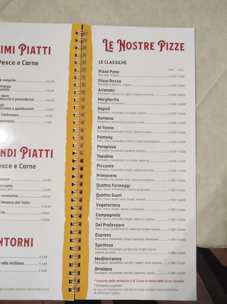 Menu_Da Mario Family Pizzeria Trattoria_Partanna_image_2