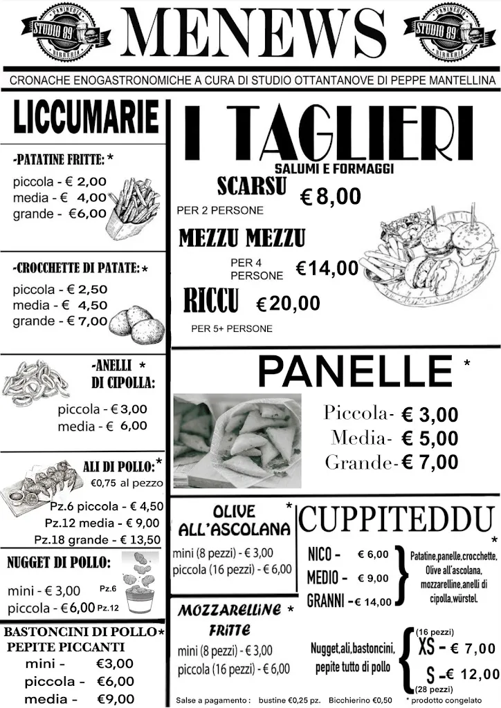 Menu_Studio89 Panineria&birreria_Partanna_image_4