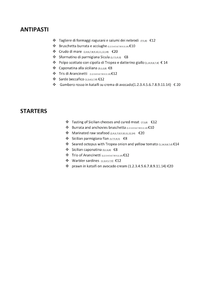 Menu_Casa Vinicola Feudo Rudini 'Srl_Pachino_image_3