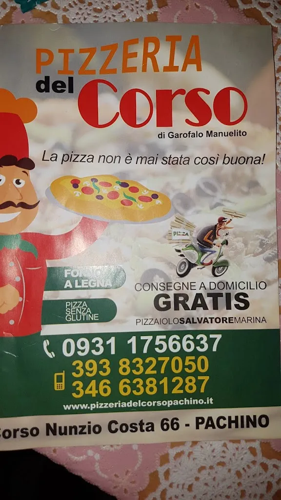 Menu_Pizzeria Del Corso Pachino_Pachino_image_1