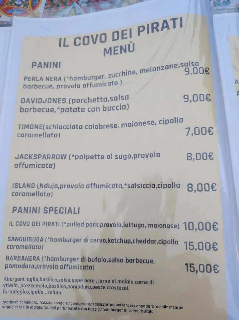 Menu_Il Covo dei Pirati Ristopub_Patti_image_3