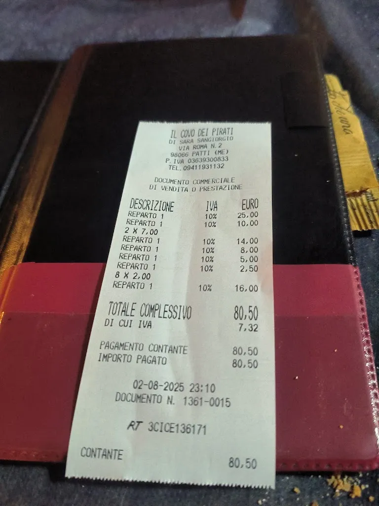 Fabrizio Longo_Il Covo dei Pirati Ristopub_Patti_review