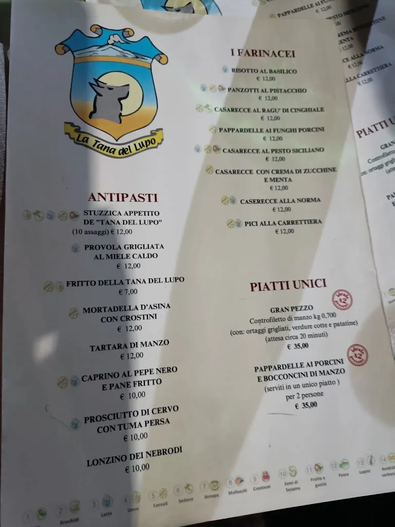 Menu_La Tana Del Lupo_Pedara_image_1