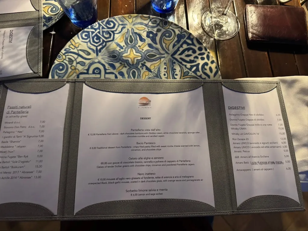 Menu_Ristorante Al Tramonto Pantelleria_Pantelleria_image_4