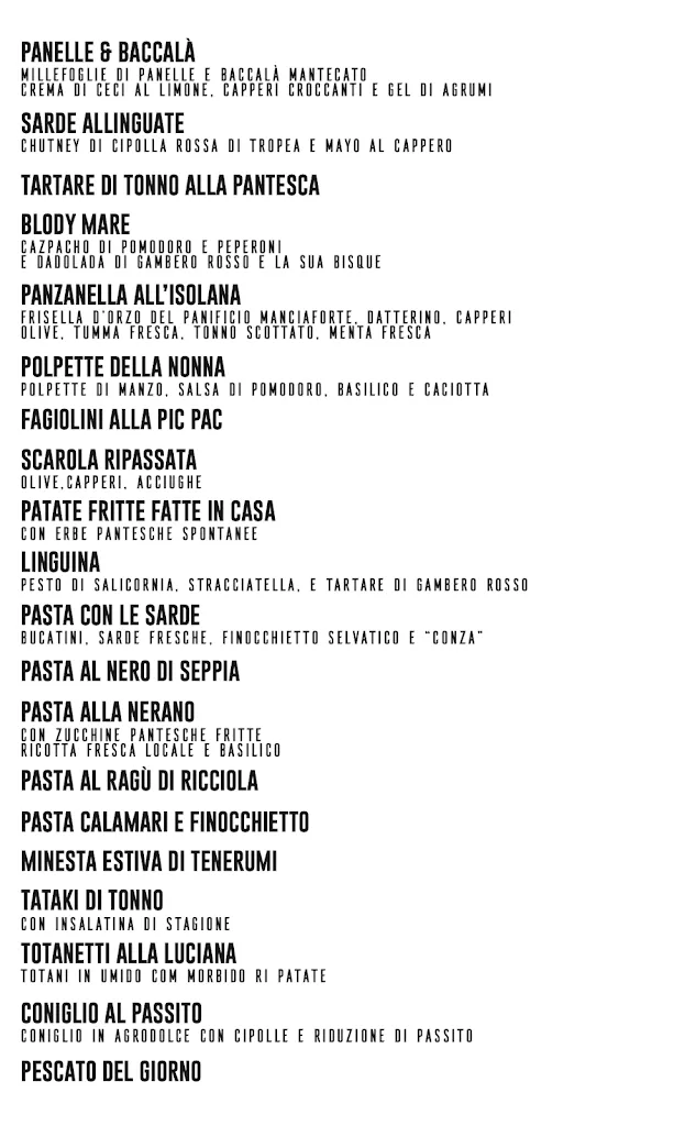 Menu_Osteria Zà Terè_Pantelleria_image_1