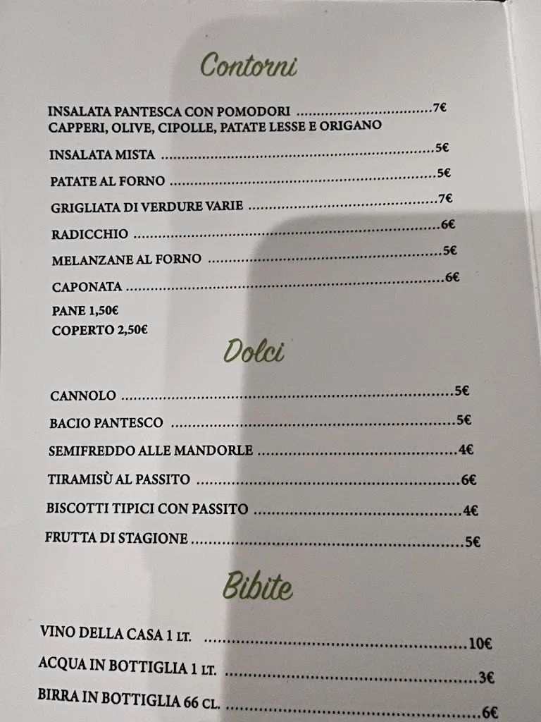 Menu_trattoria a favarotta_Pantelleria_image_3