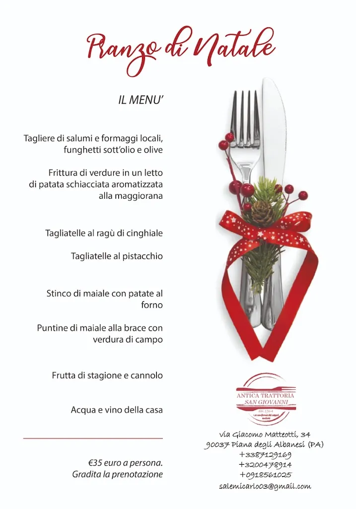Menu_Antica Trattoria San Giovanni dal 1964_Piana degli Albanesi_image_2