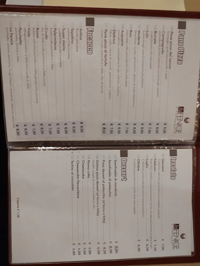 Menu_La Fenice di Vaglica Matteo_Piana degli Albanesi_image_2