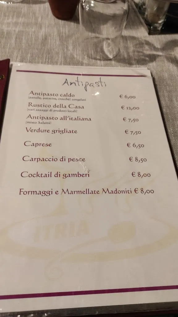 Menu_Ristorante Pizzeria 