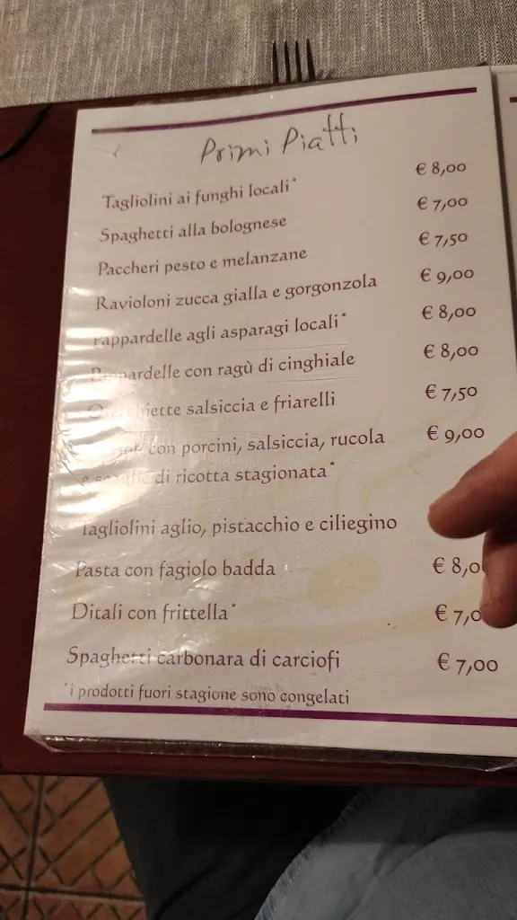 Menu_Ristorante Pizzeria 