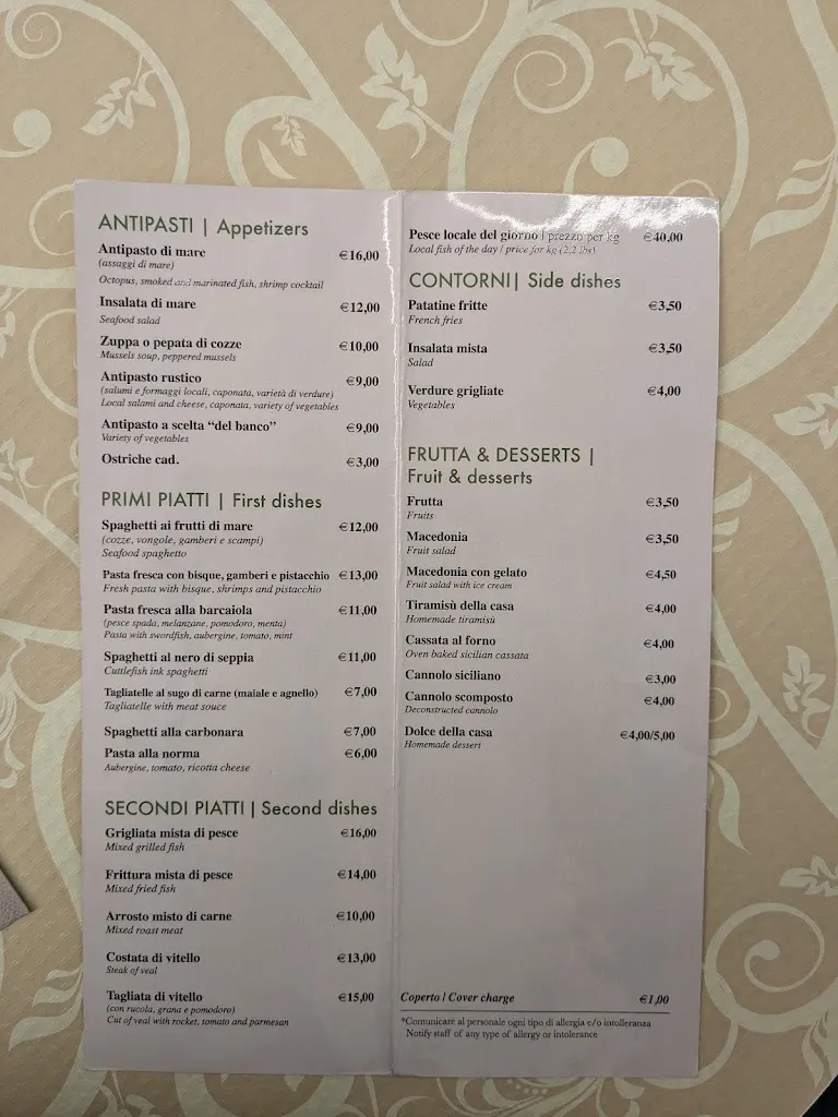 Menu_Rosticceria Gastropoli di Ventimiglia_Pollina_immagine_1