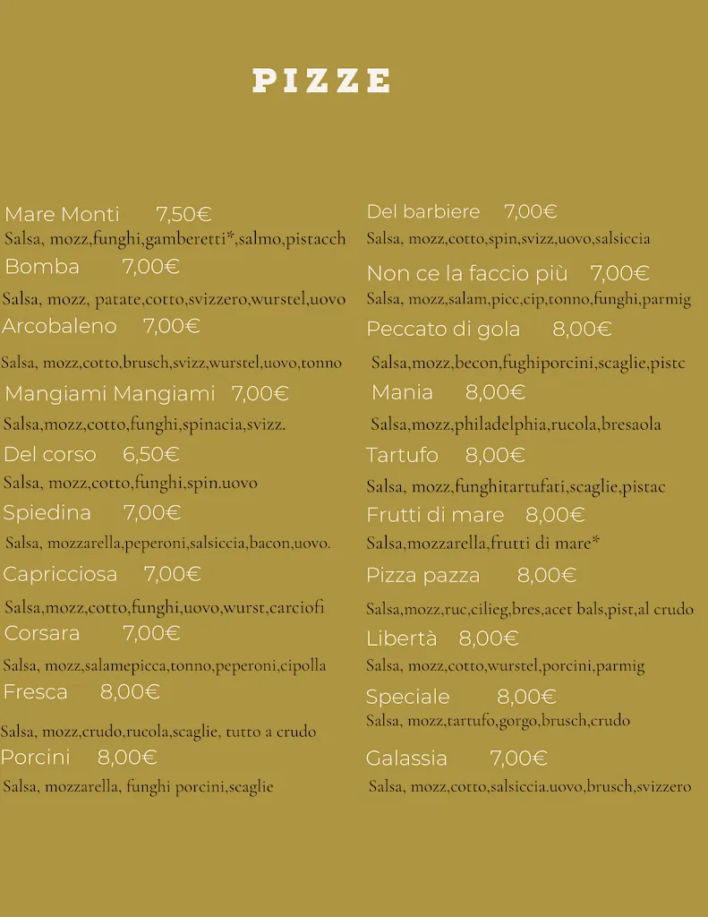 Menu_PIZZERIA RISTORANTE LO ZENZERO_Racalmuto_image_1