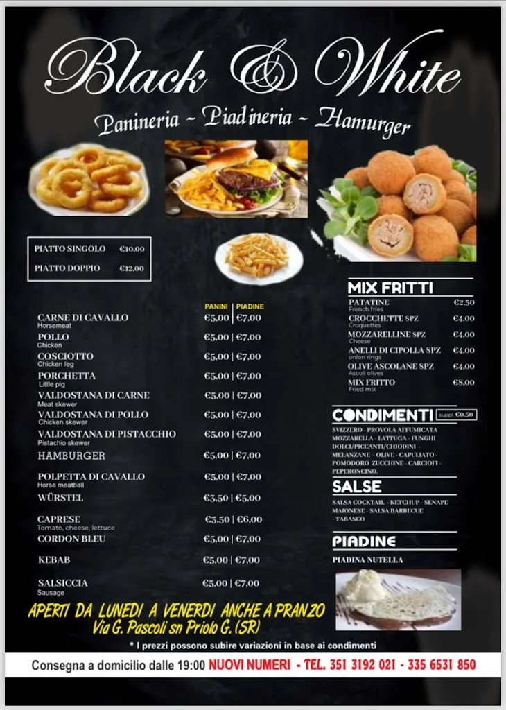 Menu_Panineria Black & White Priolo_Priolo Gargallo_image_1