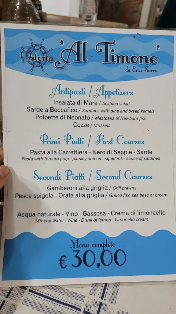 Menu_Osteria Al Timone_Porto Empedocle_image_2