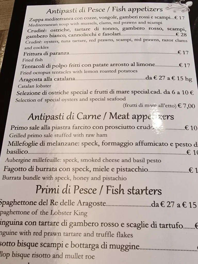 Menu_Ristorante Coltello & Forchetta di Sergio Stagno_Porto Empedocle_image_1