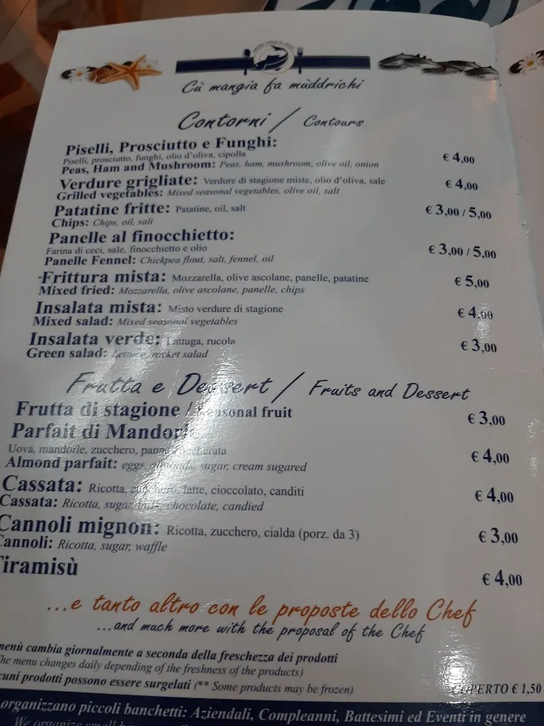 Menu_Ristorante - Trattoria Cu Mangia Fa Muddrichi_Porto Empedocle_image_4