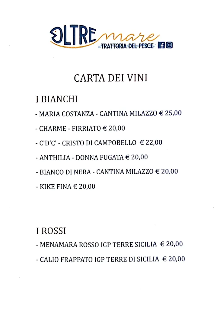 Menu_Trattoria Oltre Mare_Porto Empedocle_image_1