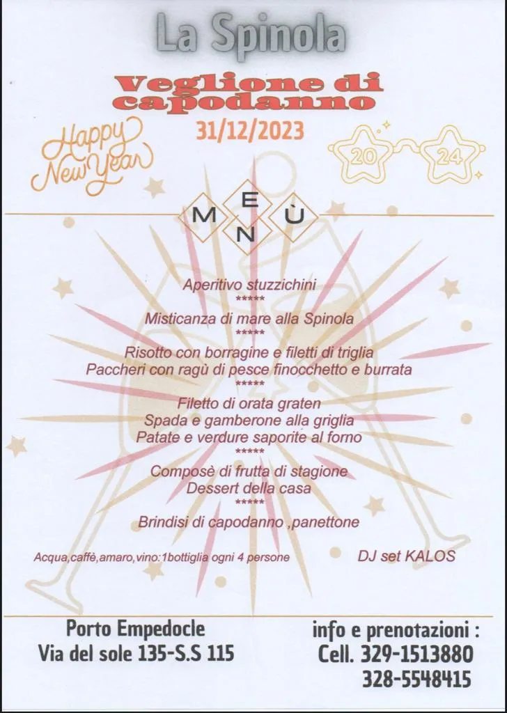 Menu_Ristorante La Spinola_Porto Empedocle_image_1