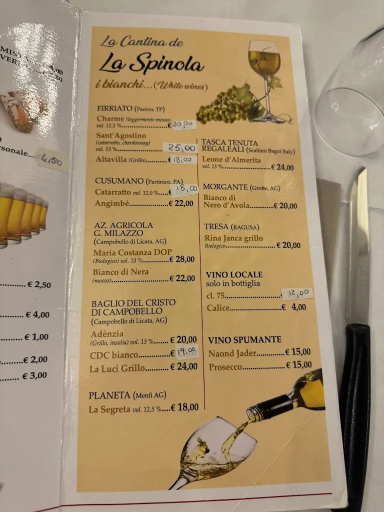 Menu_Ristorante La Spinola_Porto Empedocle_image_3
