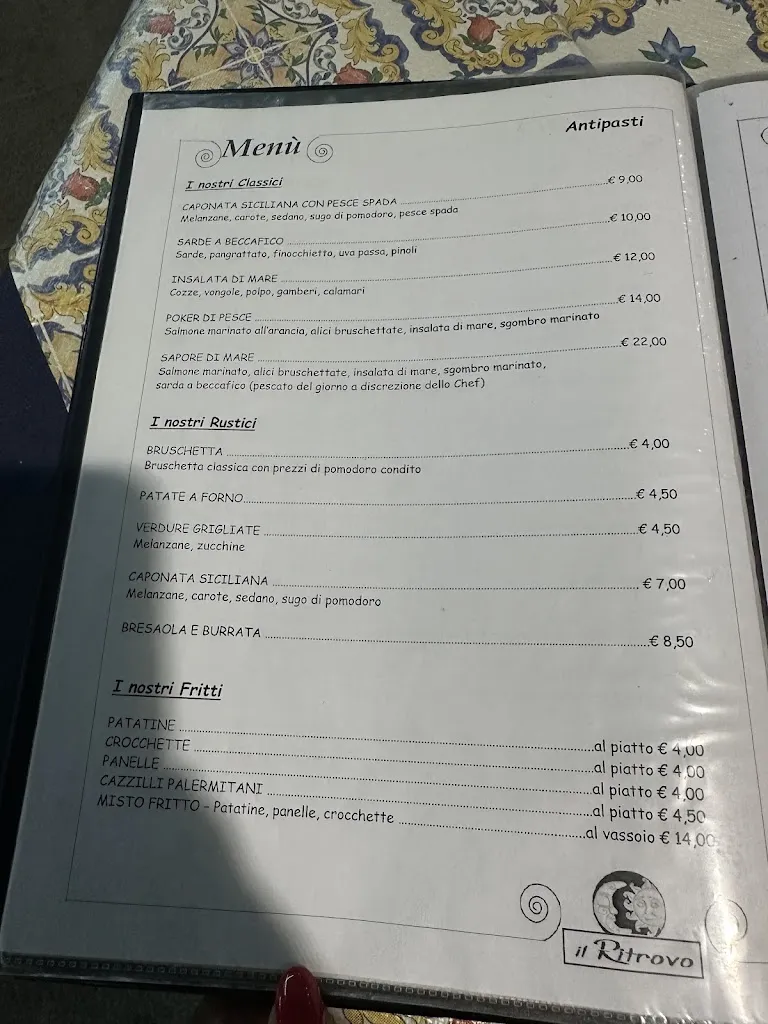 Menu_Il Ritrovo_Porto Empedocle_image_1