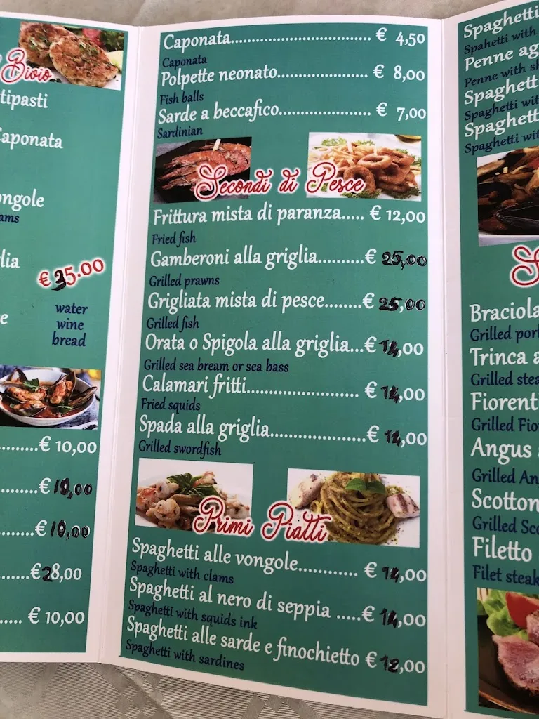 Menu_Al Bivio Wine bar restaurant 