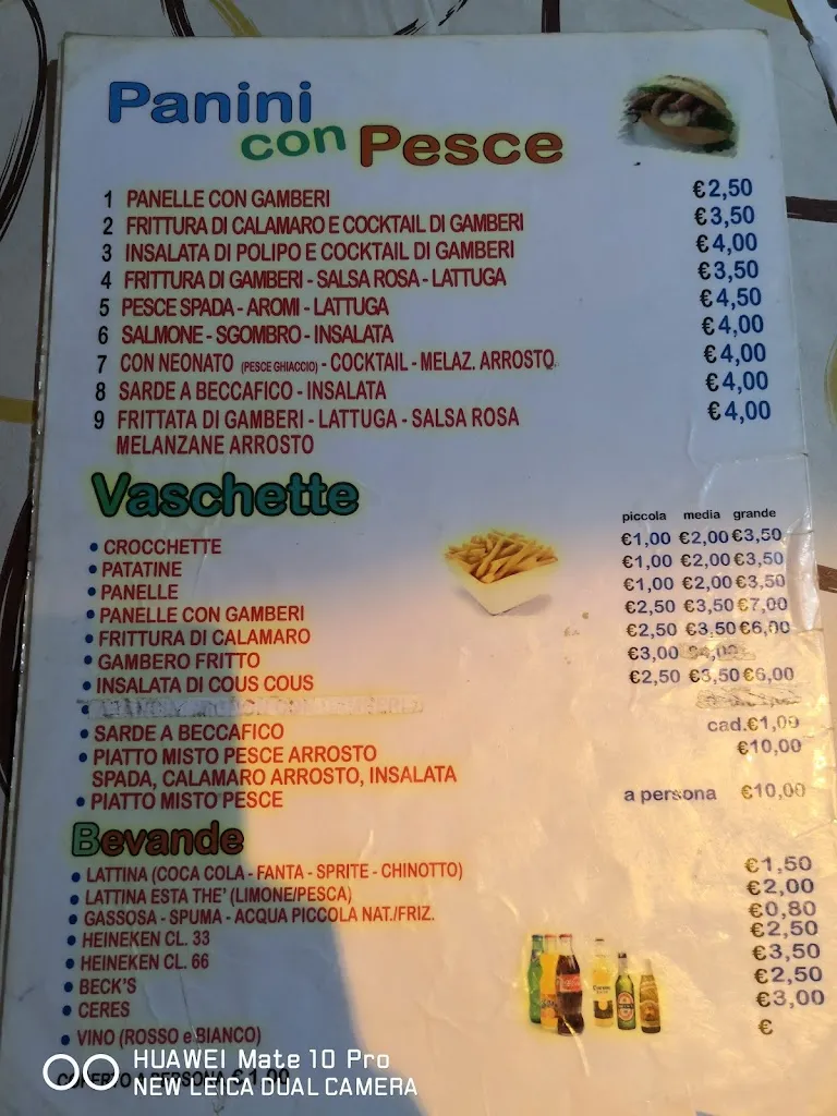 Menu_Ittica Panineria Dei Sapori Ed Altro_Porto Empedocle_image_1