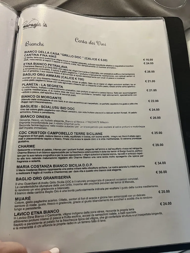 Menu_Maragià_Porto Empedocle_image_1