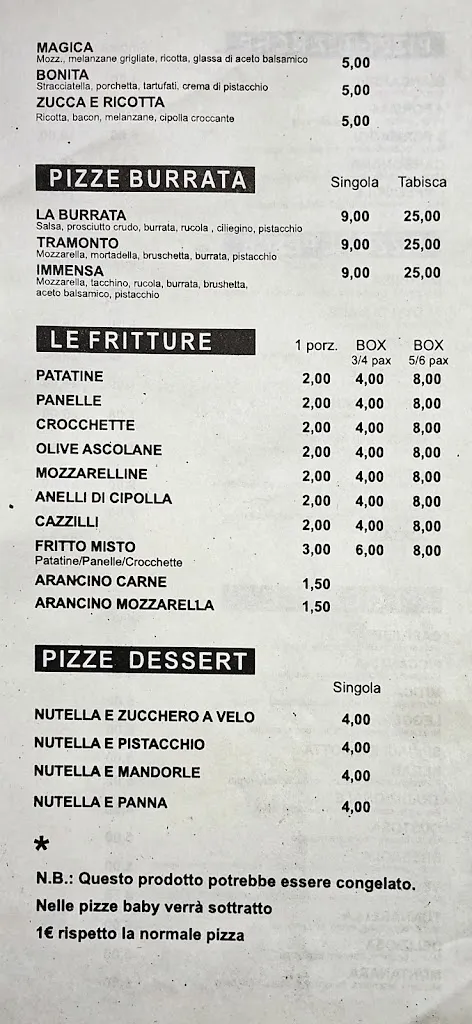 Menu_Pizzeria La Lanterna_Porto Empedocle_image_2